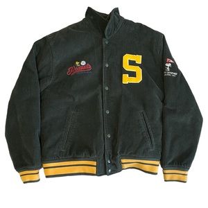 Snoopy Corduroy Varsity Jacket
